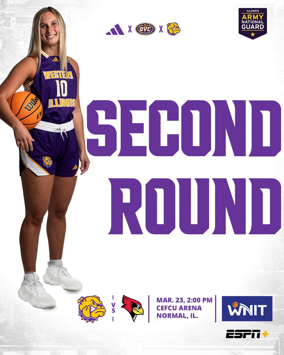 In state matchup with the Redbirds for round 2️⃣ 🙌

📅 Mar. 23
🆚 Illinois State 
🕰️ 2 PM
📍 Normal, Ill.
🎟️ tinyurl.com/yrea43zc
📺 ESPN+

#GoNecks | #OneGoal | #WNIT