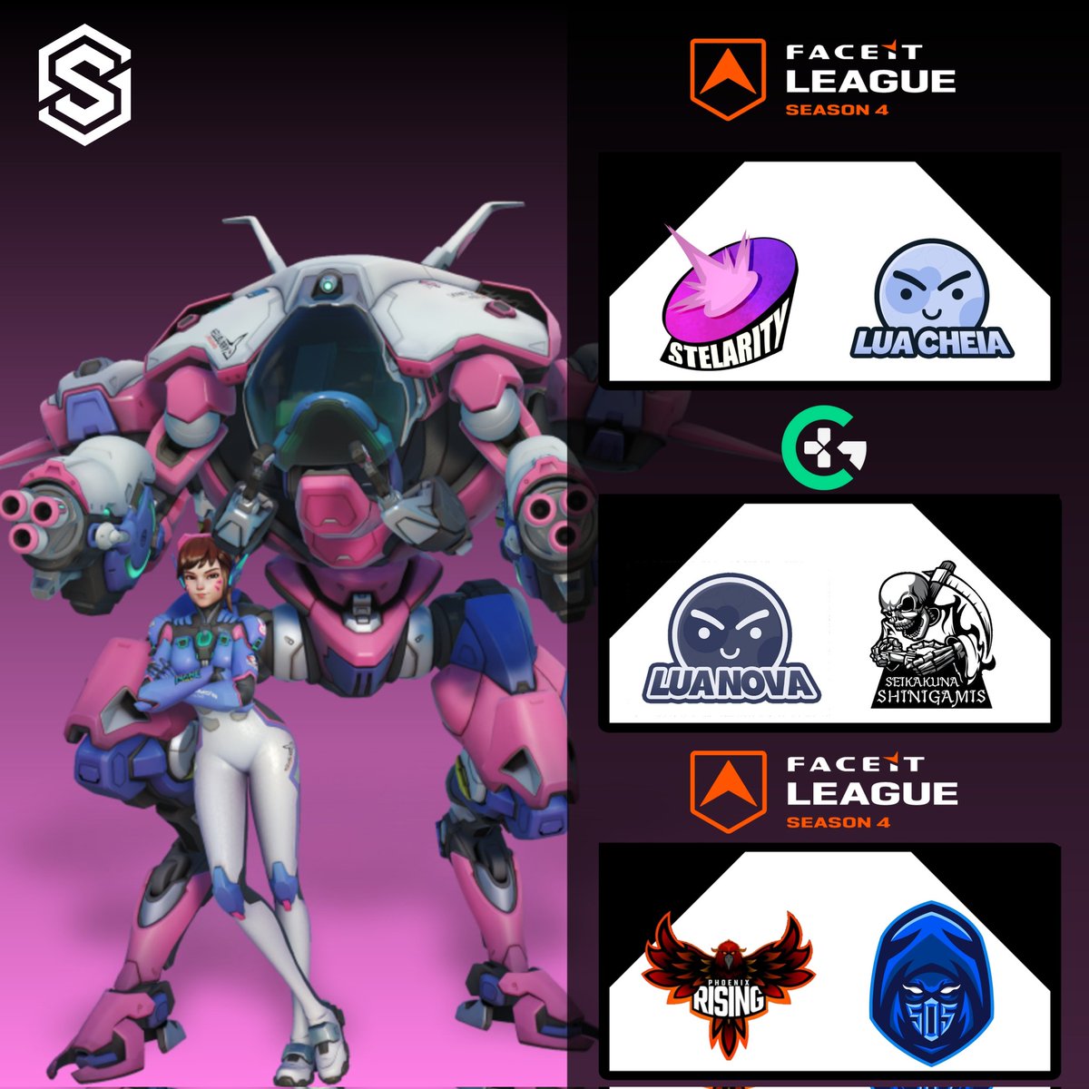 Grupo Senju OW2 & MR (@copasenju) on Twitter photo Dia cheio para Xand, Elttx3 e Inptun!!!
20H - Stelarity vs <a href="/LuaCheiaOW/">Time Lua Cheia</a>
FACEIT Open
twitch.tv/mano_xand
21H - <a href="/LuaCheiaOW/">Time Lua Cheia</a> Nova vs Seikakura Shinigamis
<a href="/ConsoleGamingLG/">CGL</a> SA
twitch.tv/mano_xand
22H - <a href="/phoenixzera/">Phoenix Rising</a> vs 505Esports
<a href="/FACEIT_OW/">FACEIT Overwatch</a> Open
twitch.tv/elttx3 Dia cheio para Xand, Elttx3 e Inptun!!!
20H - Stelarity vs <a href="/LuaCheiaOW/">Time Lua Cheia</a>
FACEIT Open
twitch.tv/mano_xand
21H - <a href="/LuaCheiaOW/">Time Lua Cheia</a> Nova vs Seikakura Shinigamis
<a href="/ConsoleGamingLG/">CGL</a> SA
twitch.tv/mano_xand
22H - <a href="/phoenixzera/">Phoenix Rising</a> vs 505Esports
<a href="/FACEIT_OW/">FACEIT Overwatch</a> Open
twitch.tv/elttx3