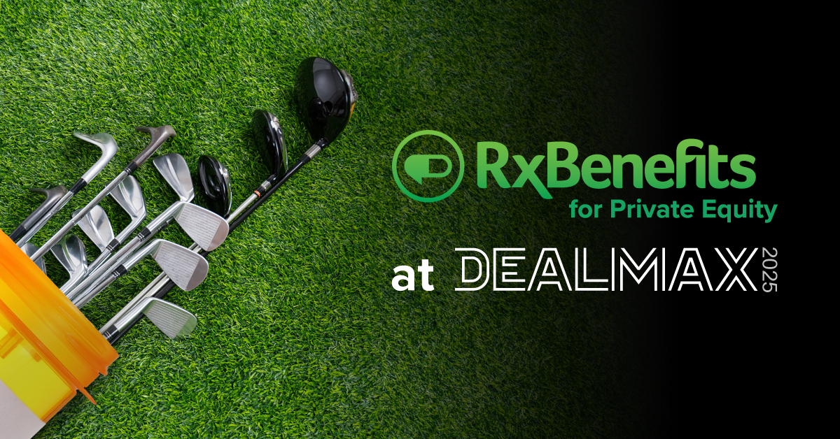 RxBenefits's tweet photo. We’re back at #DealMAX with our signature putting green, sharing advice to help middle-market M&amp;A uncover #pharmacy savings, improve EBITDA, and more!
https://t.co/fCs3WLLW9P https://t.co/HyRQEqlTQN