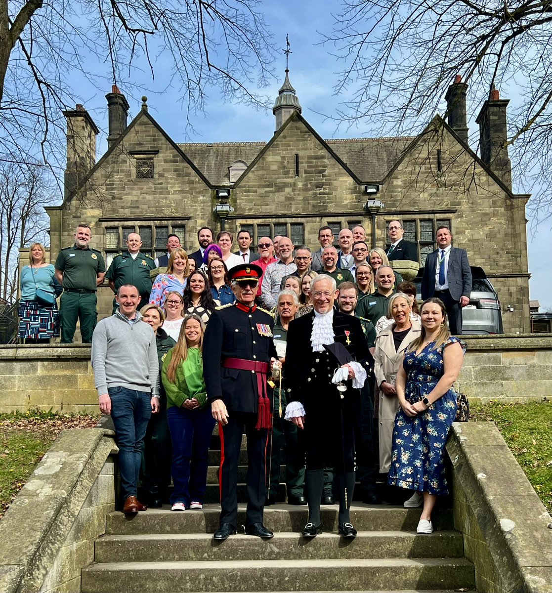 I was delighted to join the Vice Lord Lieutenant Col John Wilson OBE at the East Midlands Ambulance Service Rewards and Recognition event to present some of the awards and to express my gratitude for their loyalty, commitment, dedication and service to Derbyshire <a href="/EMASNHSTrust/">East Midlands Ambulance Service NHS Trust</a>