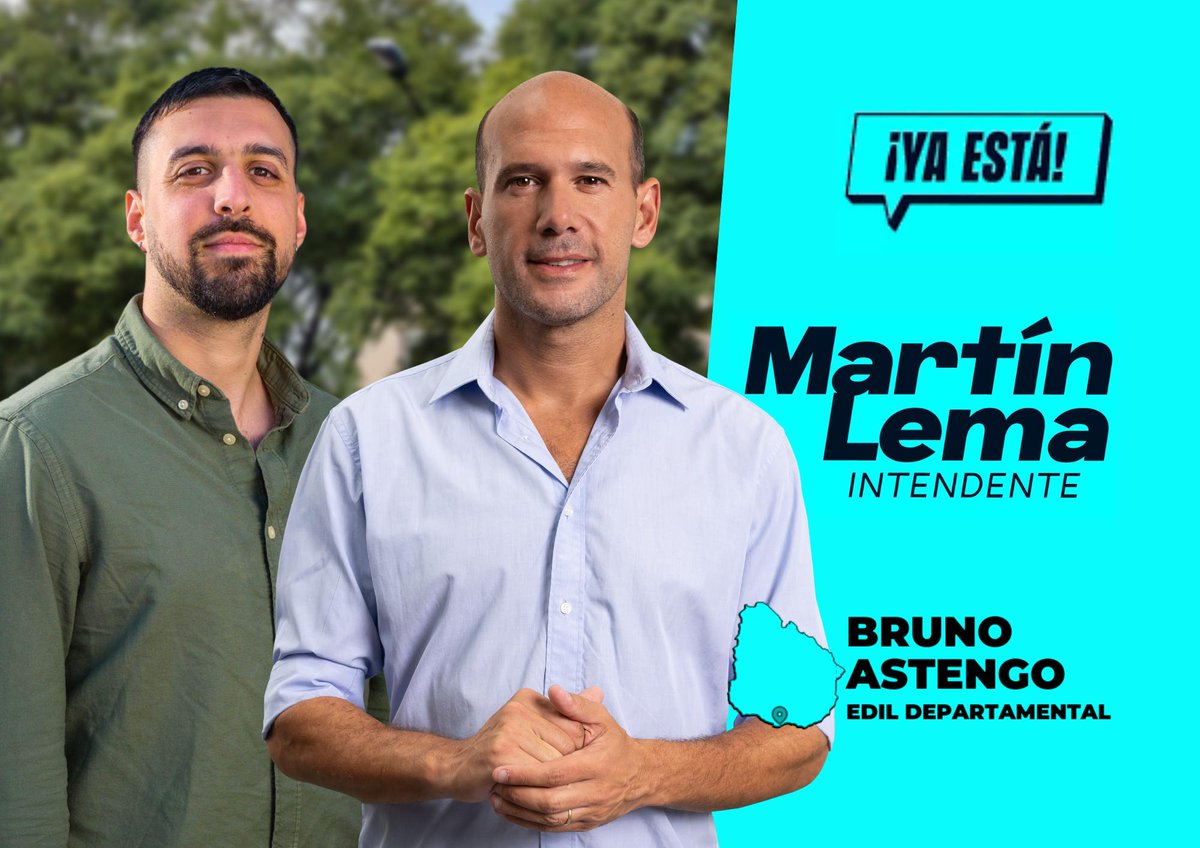 Hay que cambiar Montevideo, ¡YA ESTÁ! 

El momento es ahora junto a <a href="/MartinLemaUy/">Martin Lema</a>. 

Sumate que es posible, contas con nosotros. ✌🏻