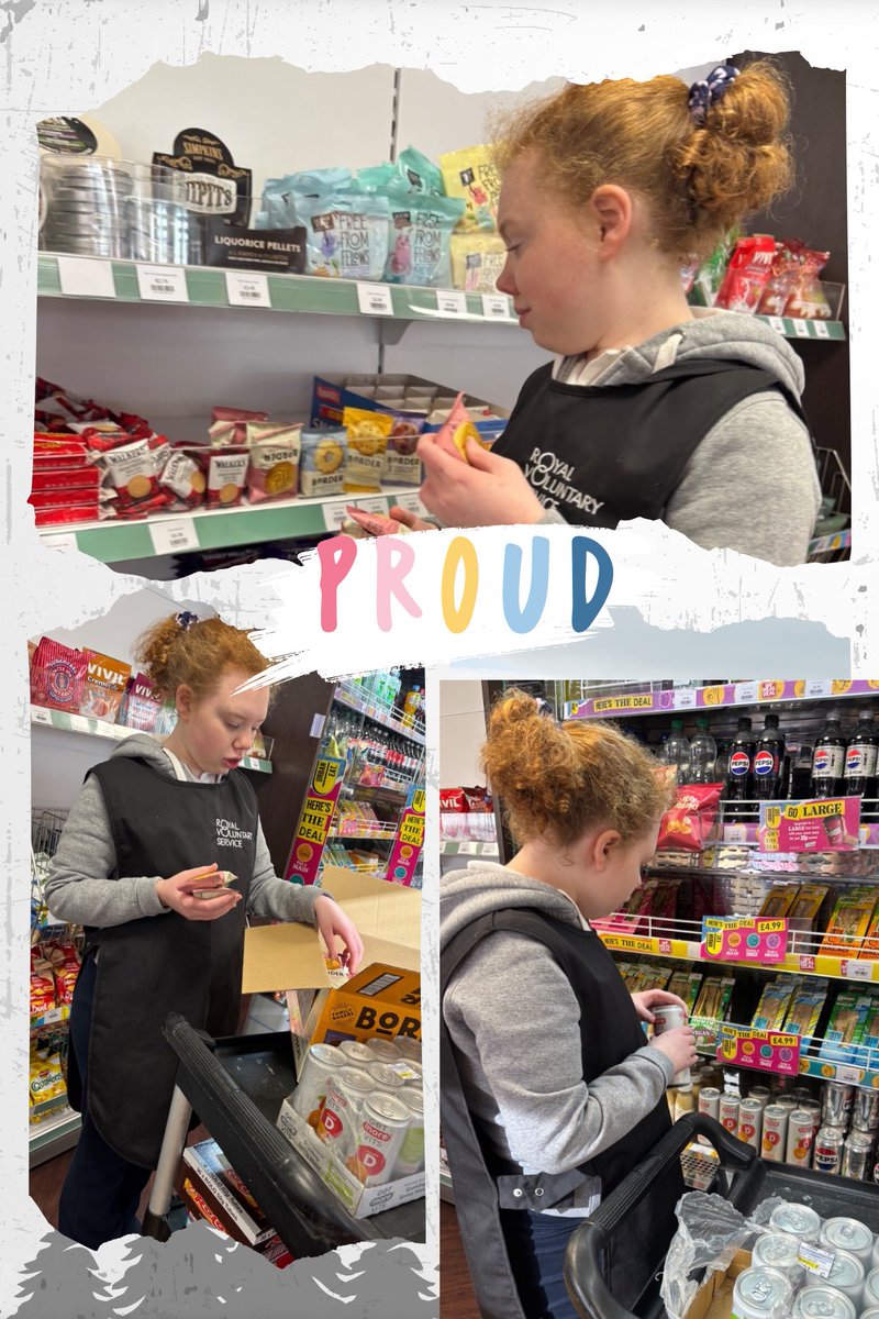 A perfect way to end the week! We’re delighted to share these fantastic photos of one of our pupils gaining work experience at the café in PRI. We couldn’t be prouder of her!