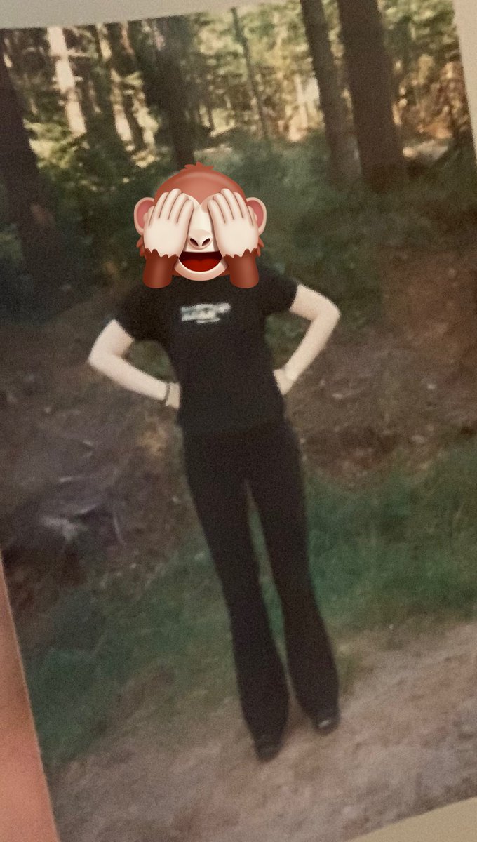 my mum being a skinny queen  at 18