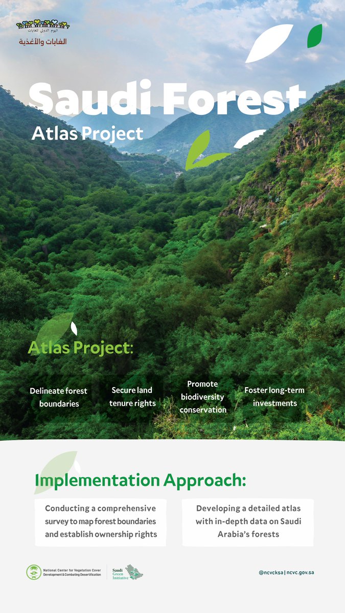 ncvcksa's tweet image. Every #Green_Project is a step closer to strengthening vegetation cover and achieving environmental sustainability.

#ForestDay