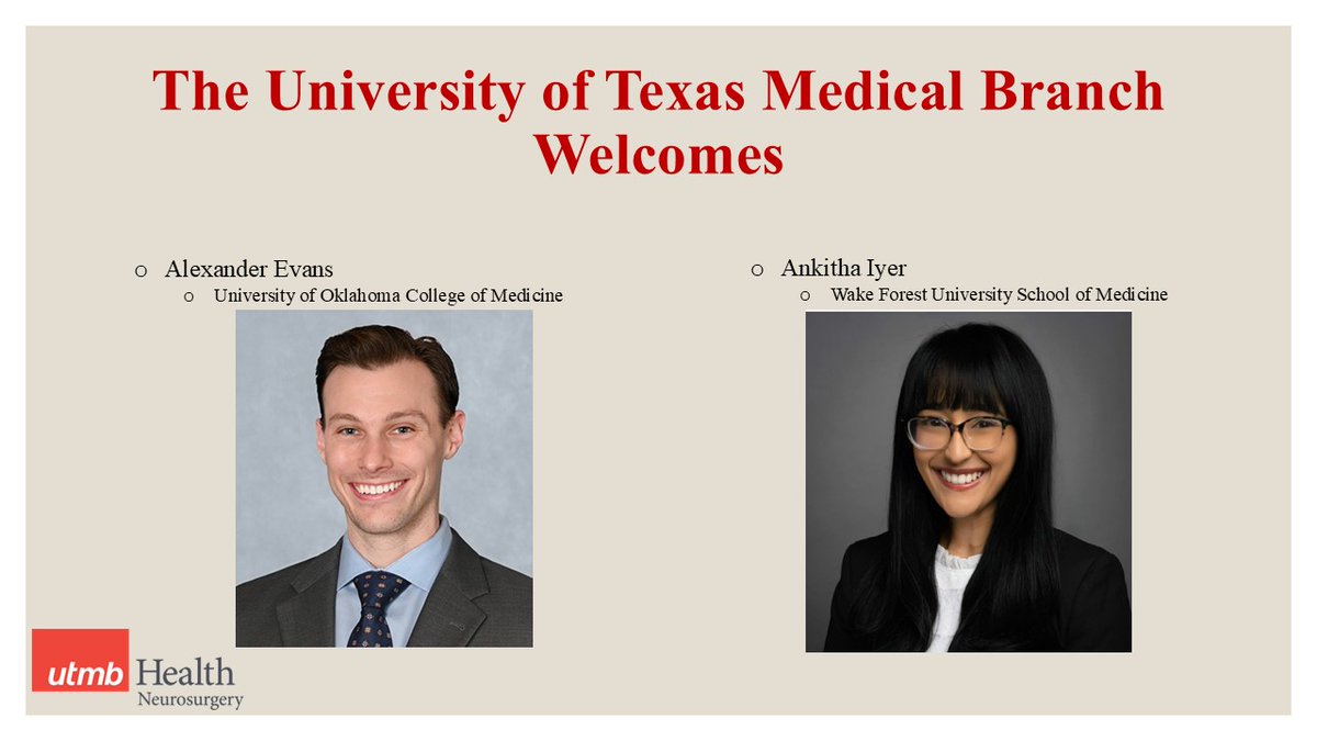 UTMBNeurosurg's tweet image. We are excited to welcome our new residents! UTMB Neurosurgery Class of 2032!
