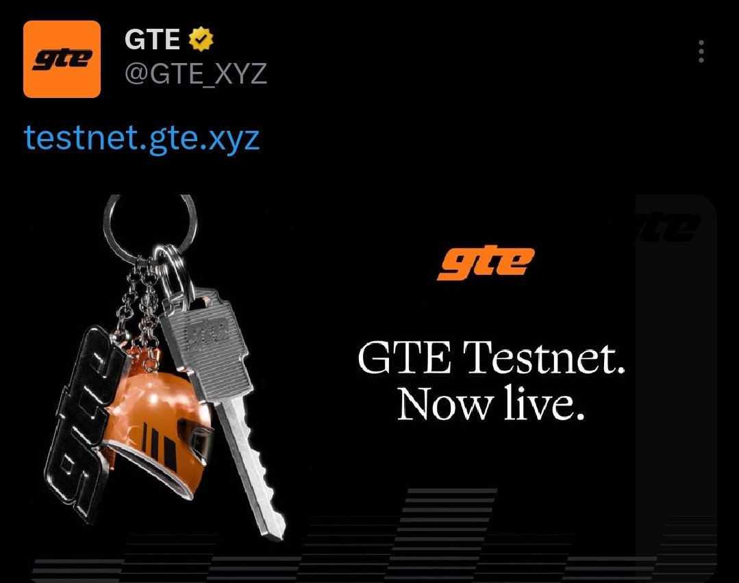 RJsWeb3's tweet image. #gmega #MegaETH

Join @GTE_XYZ testnet 

testnet.gte.xyz
-claim faucet
-make some swap 
-add/remove liquidity