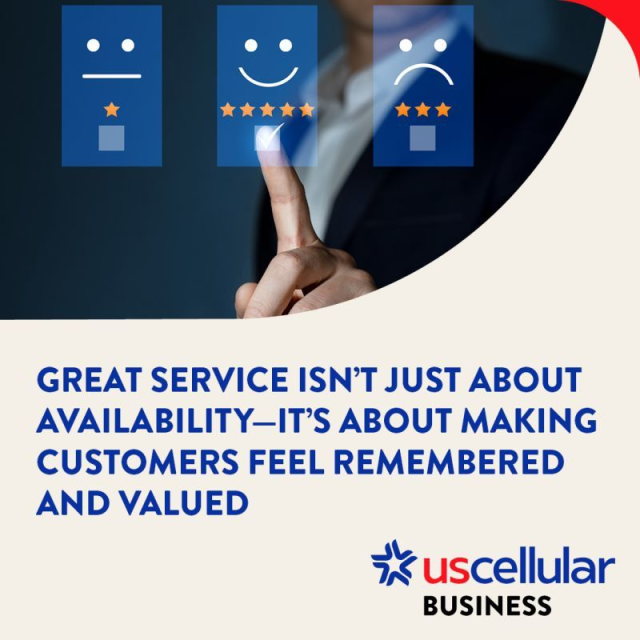 EUscellular's tweet photo. Our AI-powered solutions track preferences, automate timely follow-ups and ensure every interaction feels personal. Let’s explore how you can build deeper connections and grow your business. https://t.co/rAhifEJpvy #usccemp https://t.co/mM7DZYxKaB https://t.co/3Nv9cKbTqg