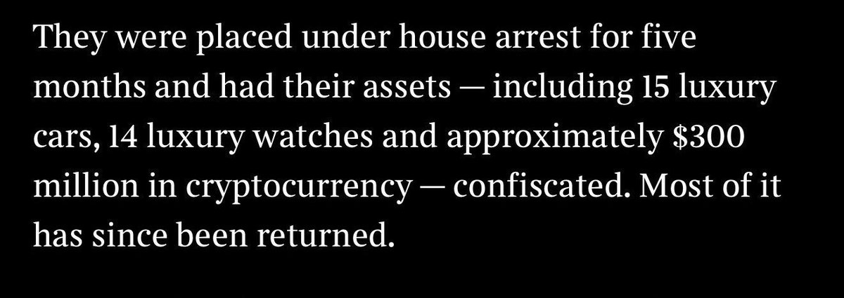 Cobratate's tweet photo. I was actually under house arrest for 14 months and 3 months in jail. 

Remember. I’ve never even had a trial. 

The Uk foreign office begged the Romanians to “get me off the internet” so they manufactured a case. 

But yes they’ve given me all my money back. https://t.co/ji62FKyIJg