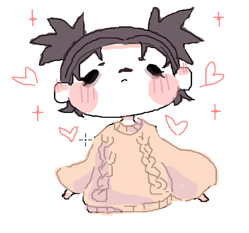 Silly gartic mouse doodle of pookie 🌸🌼