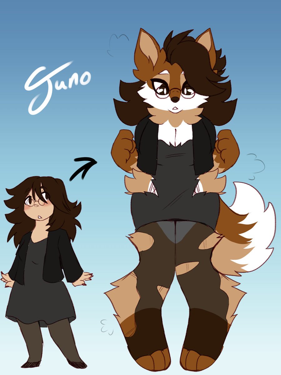 junolatte's tweet photo. New fursona! Shes a werewolf! #furryartwork https://t.co/YzvrEQzOYo