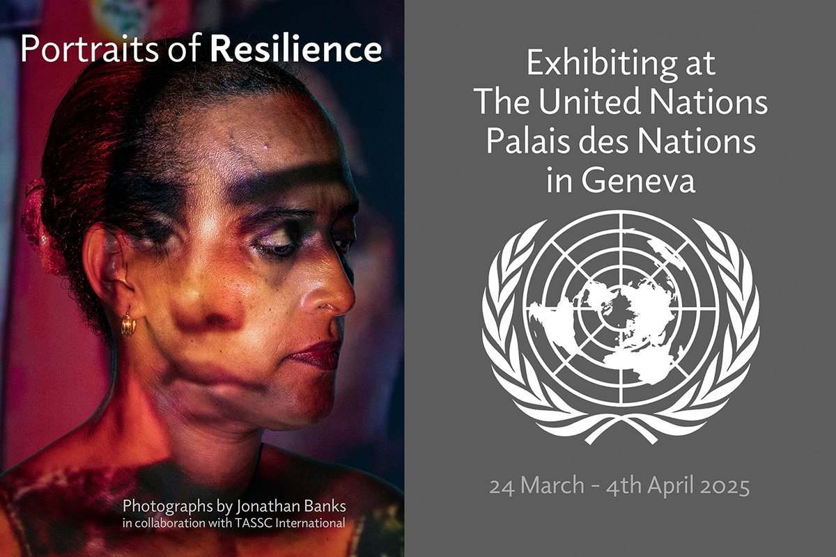 Photobanks's tweet photo. “Portraits of Resilience” will be exhibited at the United Nation’s Palais des Nations in Geneva between Monday 25th of March and Friday 4th of April during the 58th session of the Human Rights Council. #photography #humanitarianphotographer #portraitsofresilience #makeadifference https://t.co/YhhDkmpRSf