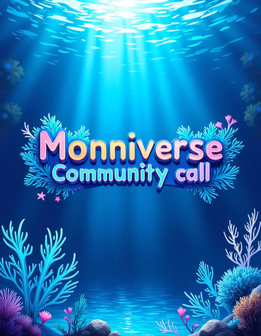Shello, enchanted creatures! 🌊

Join our Community Call tomorrow ! 
BEING A STORYTELLER AT MONNIVERSE is special and we will explain you why!

Get ready to dive into new adventures, upcoming features, rewards and how your stories can come to life. 

Bring your ideas, questions,