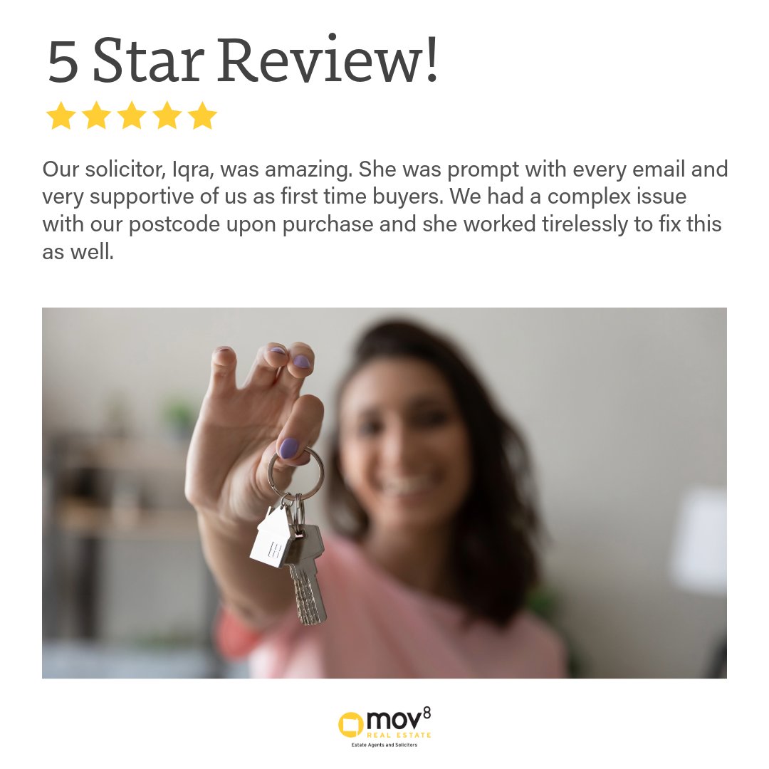 mov8realestate's tweet image. 🏡 Huge congratulations to this lovely couple on buying their first home! 🎉

Fantastic work from Iqra, going the extra mile to make it happen! 👏

#FirstTimeBuyers #AboveAndBeyond #TeamMOV8