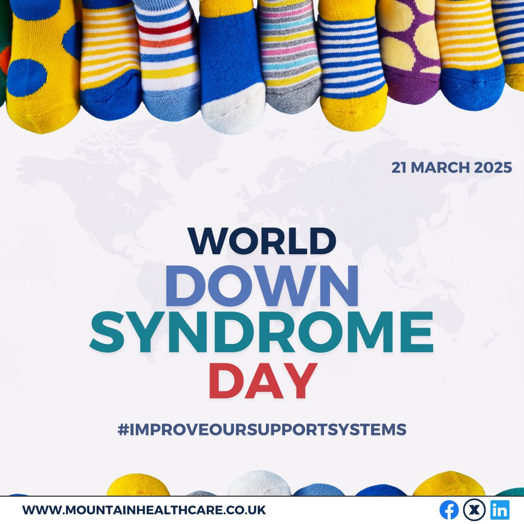 🌍💙 We proudly support World Down Syndrome Day (March 21) 💙🌍

This year, we join the global movement to raise awareness and call on governments to #ImproveOurSupportSystems, ensuring individuals with Down syndrome receive the support they need to thrive.

#MountainHealthcare