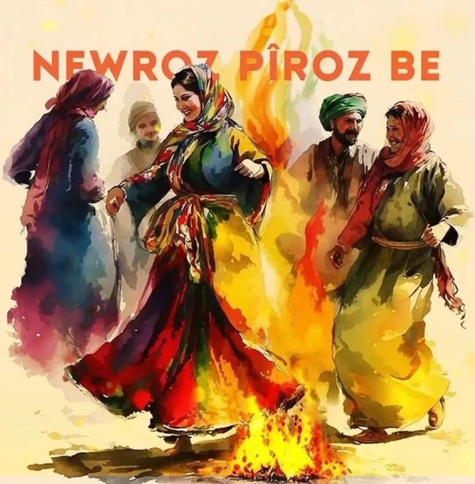 Muhtasar Tarih (@mahmutakyrekli1) on Twitter photo Newroz pîroz be!   
Newroztan pîroz bêt!   
Newrozê şima pîroz bo! 
Newruzunuz Kutlu olsun! Newroz pîroz be!   
Newroztan pîroz bêt!   
Newrozê şima pîroz bo! 
Newruzunuz Kutlu olsun!