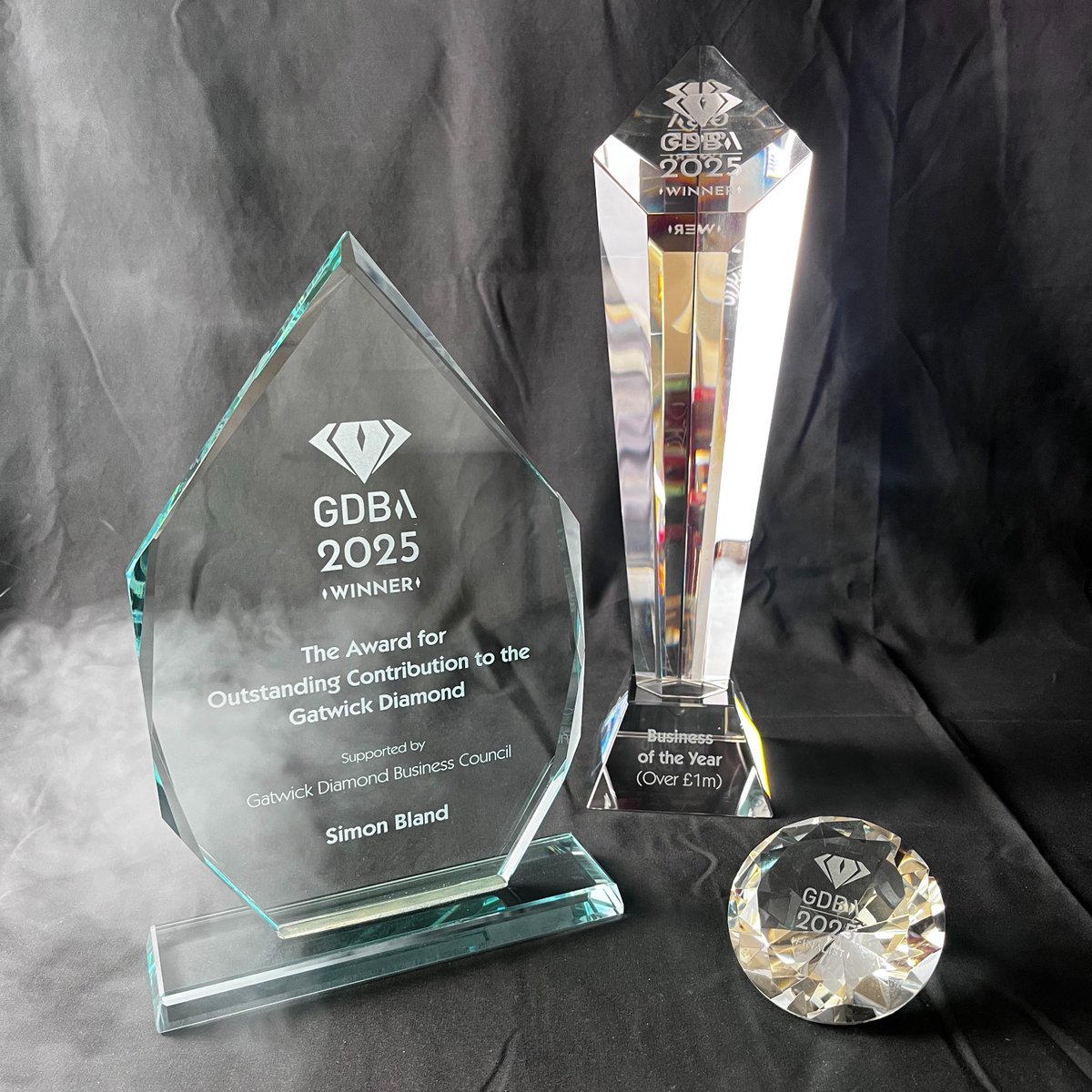 Delighted to have supplied the awards for the <a href="/gatwickdiamond/">gdb</a> Business Awards held last night. If your company is looking for a great way to recognise staff achievement, then look no further! #LocalBusiness #Gatwick #awardsseason