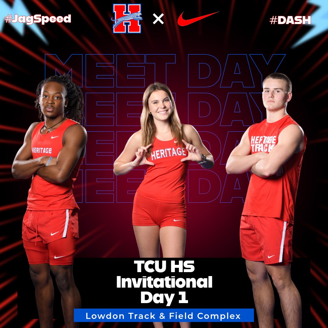 Meet Day! 
#JagSpeed #DASH #GD2BAJ 

<a href="/MISD_Athletics/">Midlothian ISD Athletics</a>