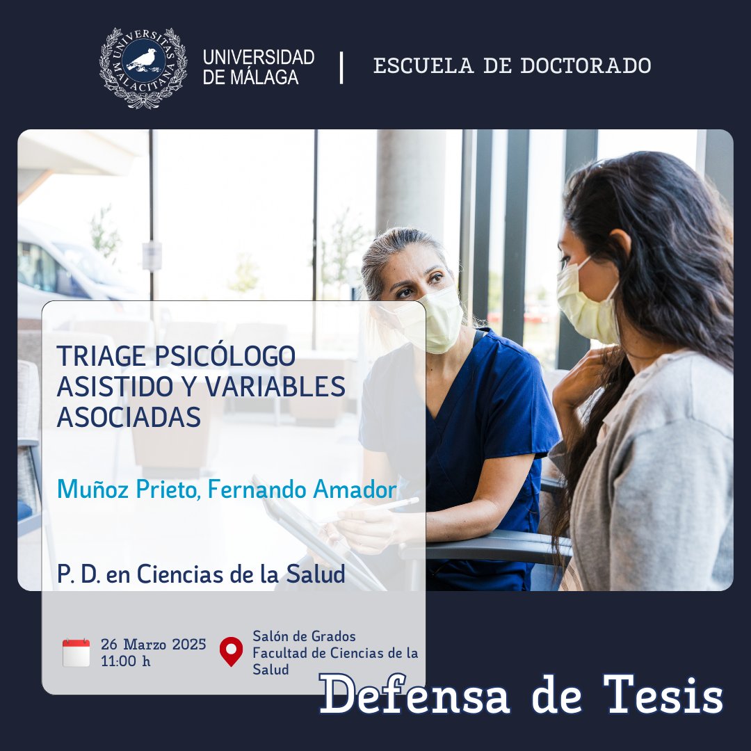 Escuela de Doctorado UMA (@edumaoficial) on Twitter photo 