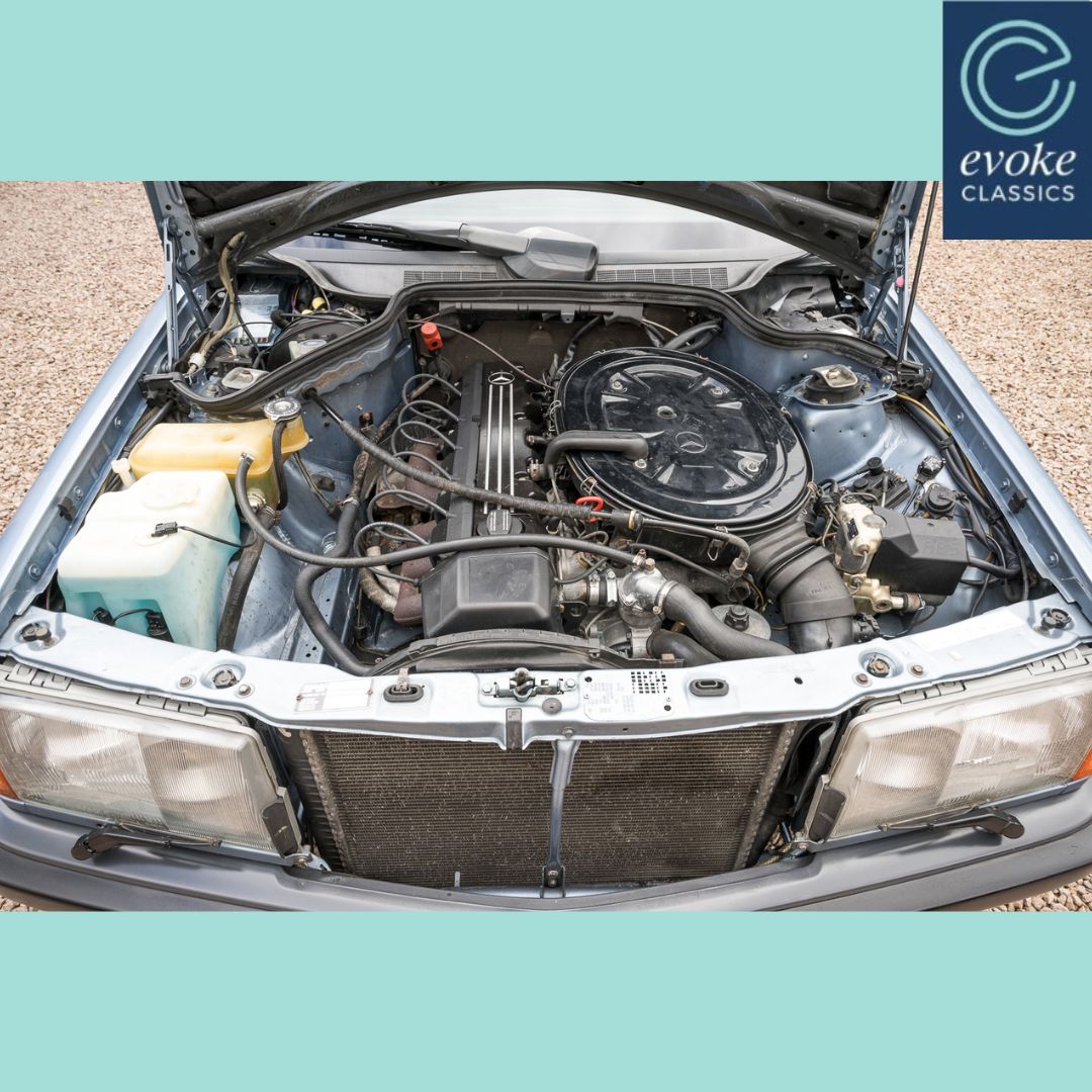 EvokeClassics's tweet image. LIVE AT AUCTION
1988 Mercedes Benz 190E 2.6 Auto
evoke-classics.com/auction/#/lots…

• Desirable 2.6 petrol engine
• MOT to 3rd March 2026
• Recent specialist engine tune costing £1300
• Just 76,250 miles
#MercedesBenz190E