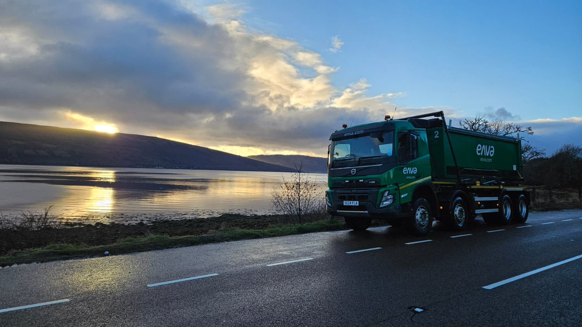 envagroup's tweet image. At Enva, a significant number of our vehicles use HVO instead of diesel. In Scotland, 30% of our fleet is running on HVO, a diesel alternative. For every litre of diesel we replace with HVO, our greenhouse gas emissions are reduced by 80%. #Sustainability #HVOFuel #Enva