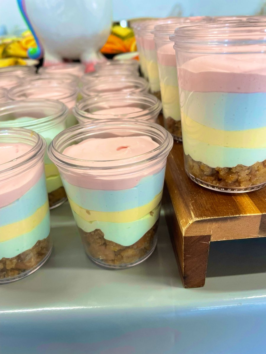 Ruthtee2011Ruth's tweet photo. Rainbow week @oldhallschool @WrekinCol @Traceykeane123 the children loved the colourful desserts. https://t.co/cDiy9jWKcc