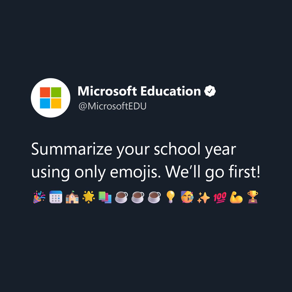 Here's to another year of breakthroughs. 🎉 

#MicrosoftEDU #MIEExpert