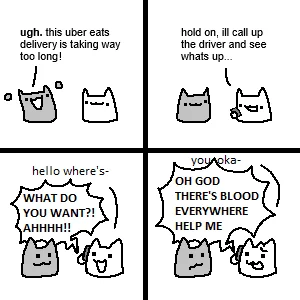 uber eats (with @akeivi_official) 