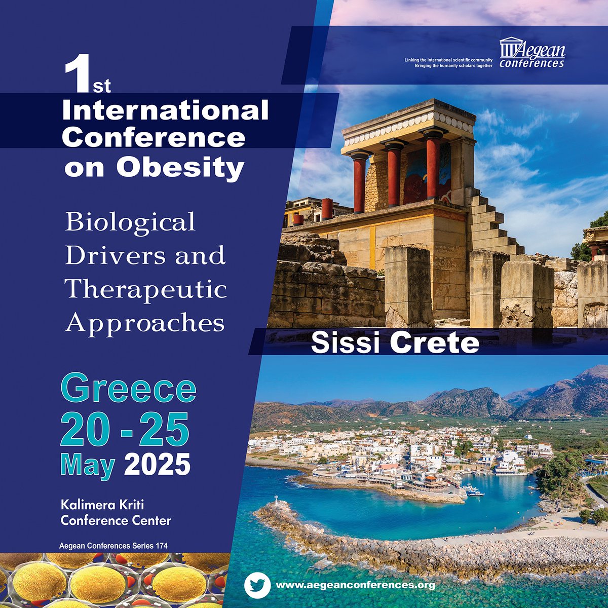 Prof Lora Heisler (@loraheisler) on Twitter photo Reminder: Register for the First Int'l Conference on #Obesity - #BiologicalDrivers and #Therapeutic Approaches aegeanconferences.org/src/App/confer… May 20-25 in #Crete, #Greece
<a href="/KalimeraKriti/">KALIMERA KRITI</a>
Check out the line up - it will be a great meeting! Reminder: Register for the First Int'l Conference on #Obesity - #BiologicalDrivers and #Therapeutic Approaches aegeanconferences.org/src/App/confer… May 20-25 in #Crete, #Greece
<a href="/KalimeraKriti/">KALIMERA KRITI</a>
Check out the line up - it will be a great meeting!