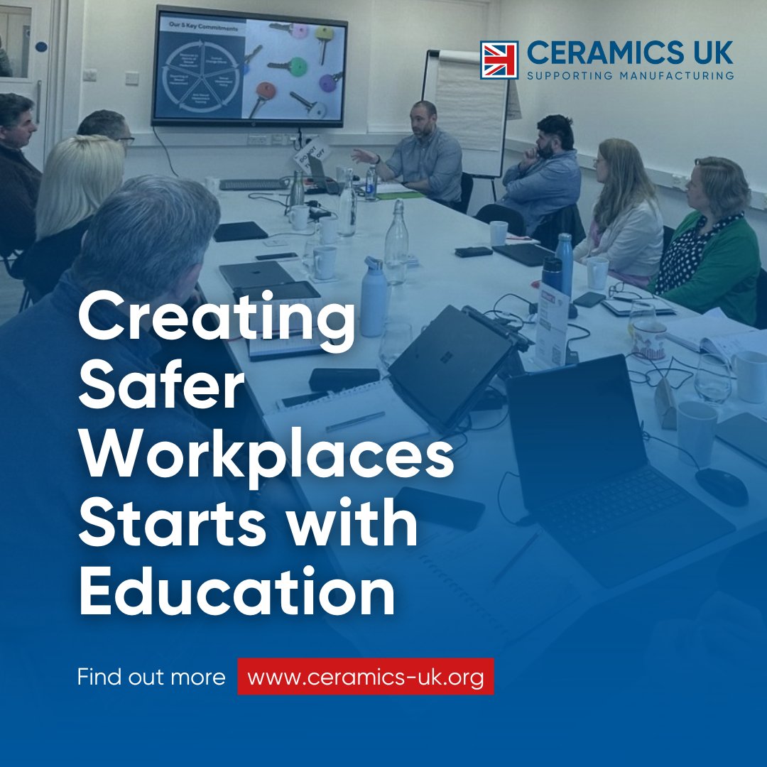 Talking about sexual harassment is tough; businesses must go beyond compliance to create safer, more inclusive workplaces.

This week Ceramics UK welcomed Strategi Solutions to share insights on policy, training &amp; real change.
Learn more: ceramics-uk.org

#WorkplaceSafety