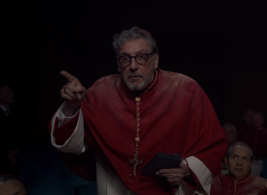 教皇選挙』に庵野秀明みたいな顔した役者いたな。