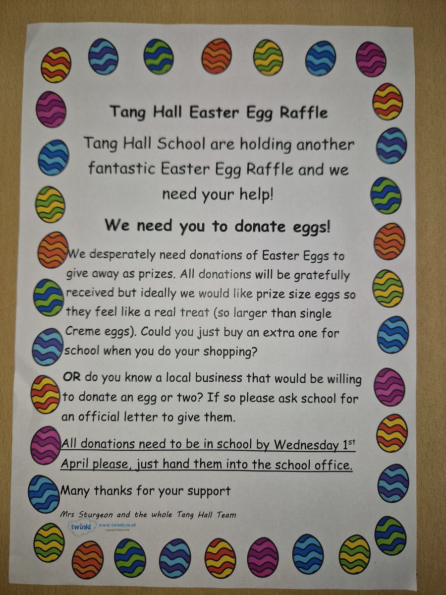 All donations gratefully received.  <a href="/TangHallPrimary/">Tang Hall Primary School</a> <a href="/PathfinderMAT/">Pathfinder MAT</a>