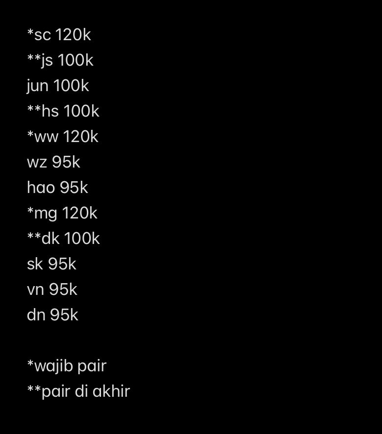 #wta to #wts kalau aku open sharing carland ini masih ada yg mau ikut? pl di kanan