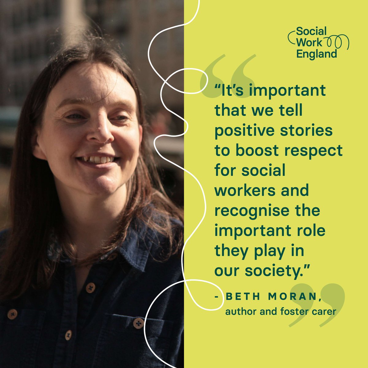 Social Work England tweet media