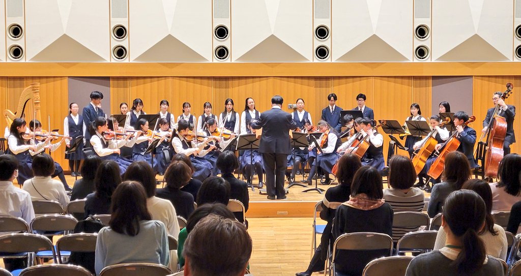 いよいよ24日より演奏研修旅行。 今日は本校201ホールにて事前演奏会を