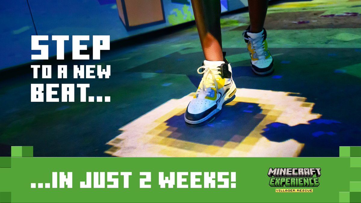 👟Every step is an adventure... are you ready to take yours?

In just 2 weeks, Minecraft Experience: Villager Rescue arrives in London, bringing real-world exploration, epic challenges, and interactive biomes to life.

Where will your first step take you?

#MinecraftExperience