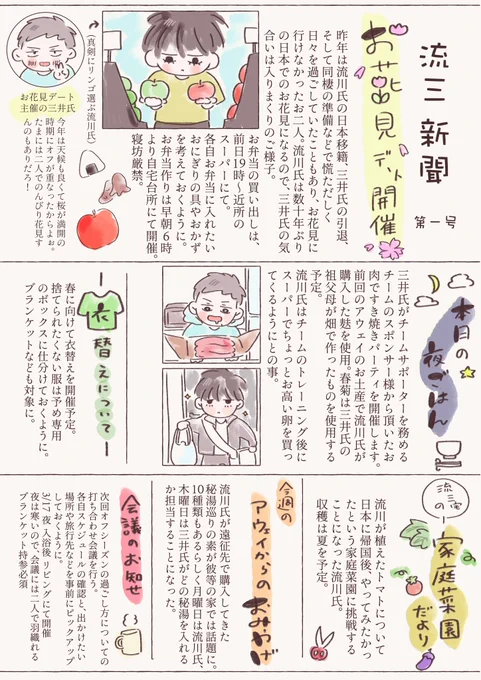 流三/탱댐

春コミで無配だった流三の日常新聞です〜!
楽しんでいただけたら嬉しいです✌️ 