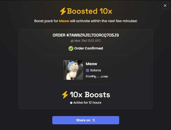 This time for $DRMEOW

Looks good there is a organic growth and meme has so many views !

BSwNMgf9Hj2JTCvnWAHooAZvZiwHJg4t1MxWY2r4pump

t.me/DRMEOWCTO