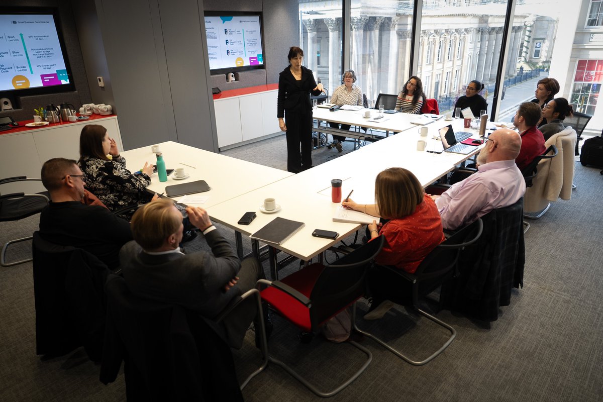 Small Business Commissioner, Liz Barclay📢

"For our next discussion about the Fair Payment Code, we met with key partners in Glasgow. Perhaps the most thought provoking question posed was: “why work hard for an award from a voluntary Code?” The answer came loud and clear. The
