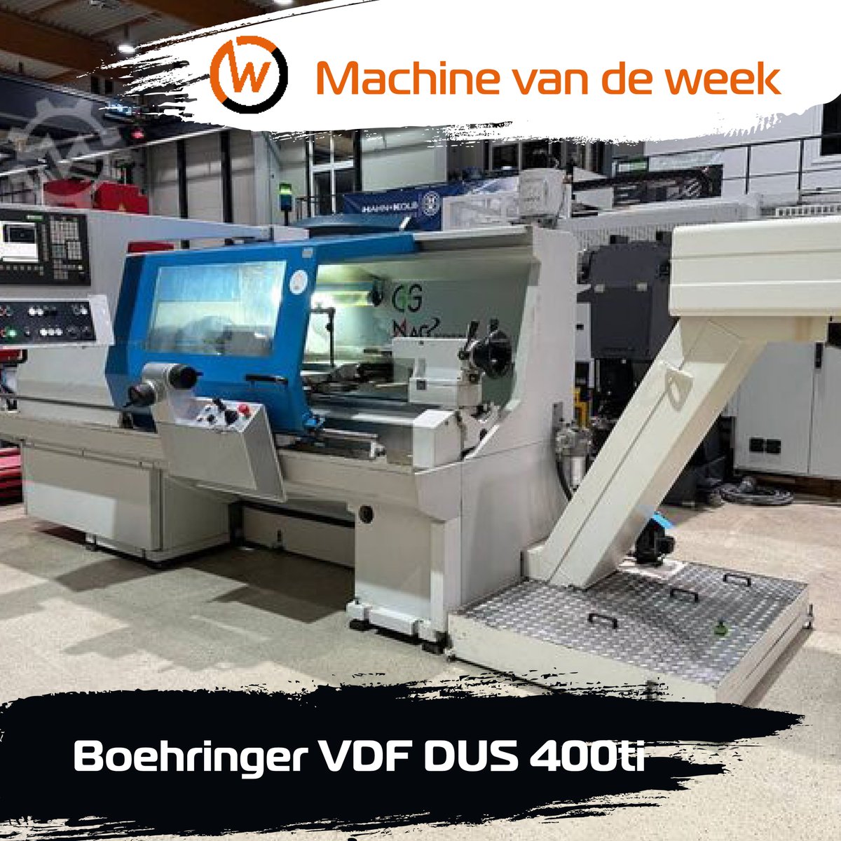 ⚙⚙⚙ Machine van de week ⚙⚙⚙
De cyclisch geregelde draaibank uit 2008 biedt precieze productie met 3.000 t/min en een draaidiameter van 420 mm. 8-posities gereedschapsrevolver en Siemens 840 D-besturing inbegrepen voor veelzijdige bewerking👉werktuigen.nl/edf-1700x2500/…