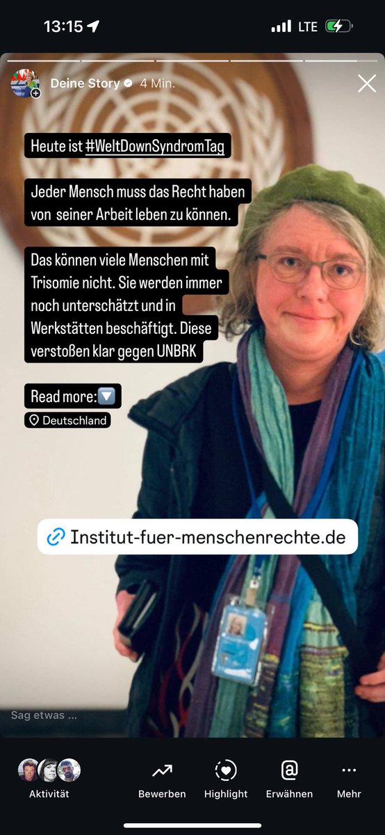 Heute ist #WeltDownSyndrom Tag.
Noch immer haben Menschen mit Trisomie 21 selten, eine Chance auf dem ersten Arbeitsmarkt. Sie werden als  ,,süß“ ,,immer nett“ gesehen

Die #UNBRK sagt klar: jeder Mensch muss von seiner Arbeit leben können, soll ein Wahlrecht haben🇪🇺🔽