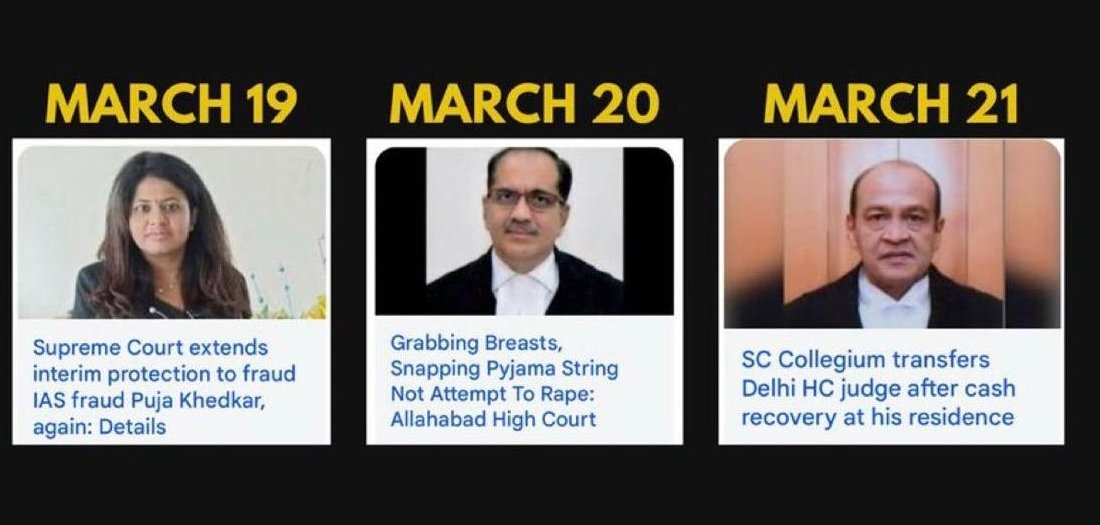 rishibagree's tweet photo. Indian Judiciary in a nutshell !!! https://t.co/9dUAfMiZDR