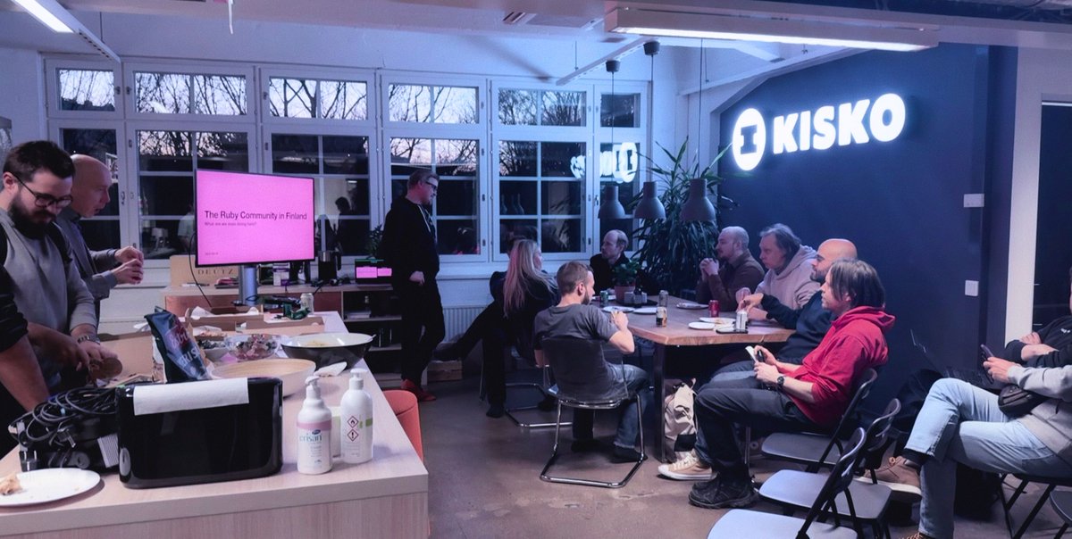 Thanks for the Ruby community and Helsinki Ruby members visiting our offices this Wednesday for the Ruby Brigade meetup! We had fruitful discussion on the state of Ruby community in Finland and discussed ways to promote the community and usage of the technology.