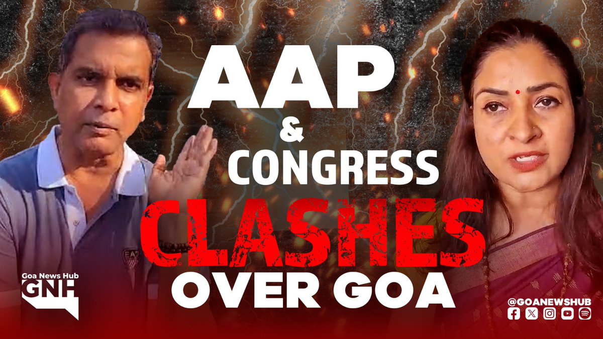 goanewshub's tweet image. youtu.be/m-EbE8zRfdg
CONGRESS, AAP CLASHES OVER GOA
#aap #politics #politicalcomment #congress #politicalissue