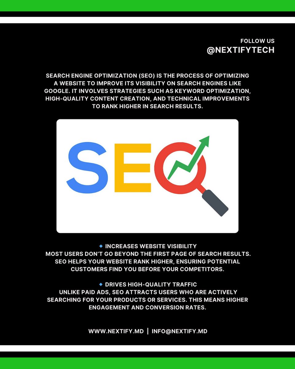 nextifydigital's tweet photo. SEO: The Key to Online Visibility and Success

#technology #tech #software #business #programming #coding #informationtechnology https://t.co/hJ4ewkyCSs