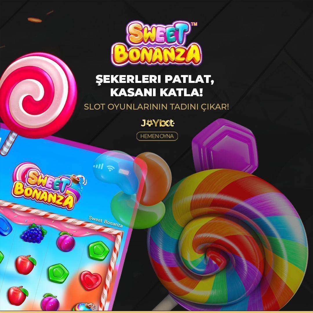 JoyProResmii's tweet photo. 🍭 Şekerleri patlatmak için harekete geç!

🎰 Pragmatic Play'in popüler slot oyunu Sweet Bonanza ile 21.000 katı kazanç yakala!

🎁 %30'a varan casino discount Joybet'te!

🟡 Joybet - https://t.co/QfoKheeZq2

#Joybet #JoybetGiriş https://t.co/CwkRAcgGPs