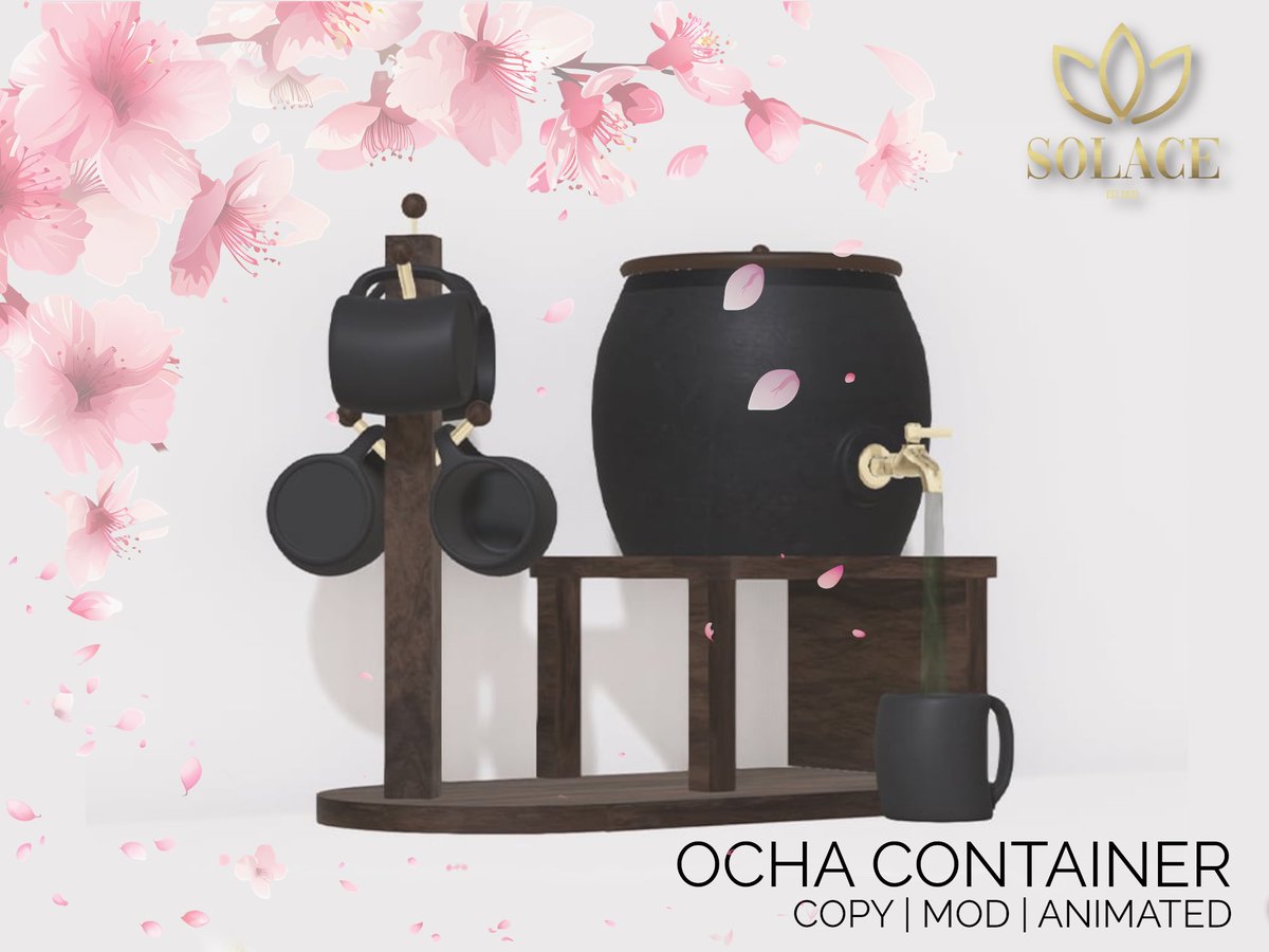✨ NEW MAINSTORE RELEASE! ✨

Indulge in a beautifully crafted Sashimi Sushi Platter 🍣 paired with the soothing Ocha Tea 🍵—a perfect blend of flavour &amp; relaxation!

📍 Grab yours now: maps.secondlife.com/secondlife/Spe…

💎 Solace Elite members save 15%—wear your tag!

#SecondLife #SL