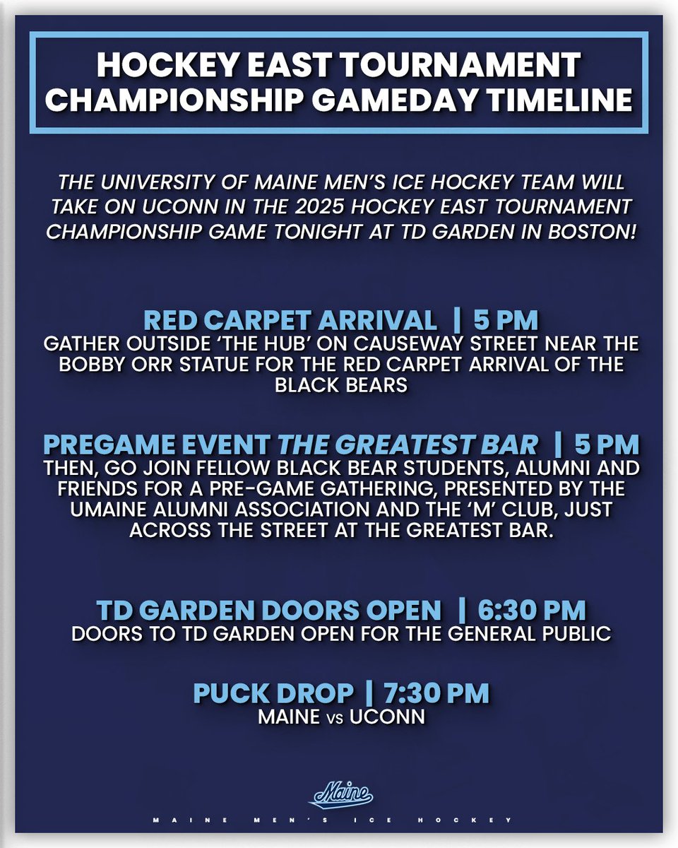 Maine Men’s Ice Hockey tweet media