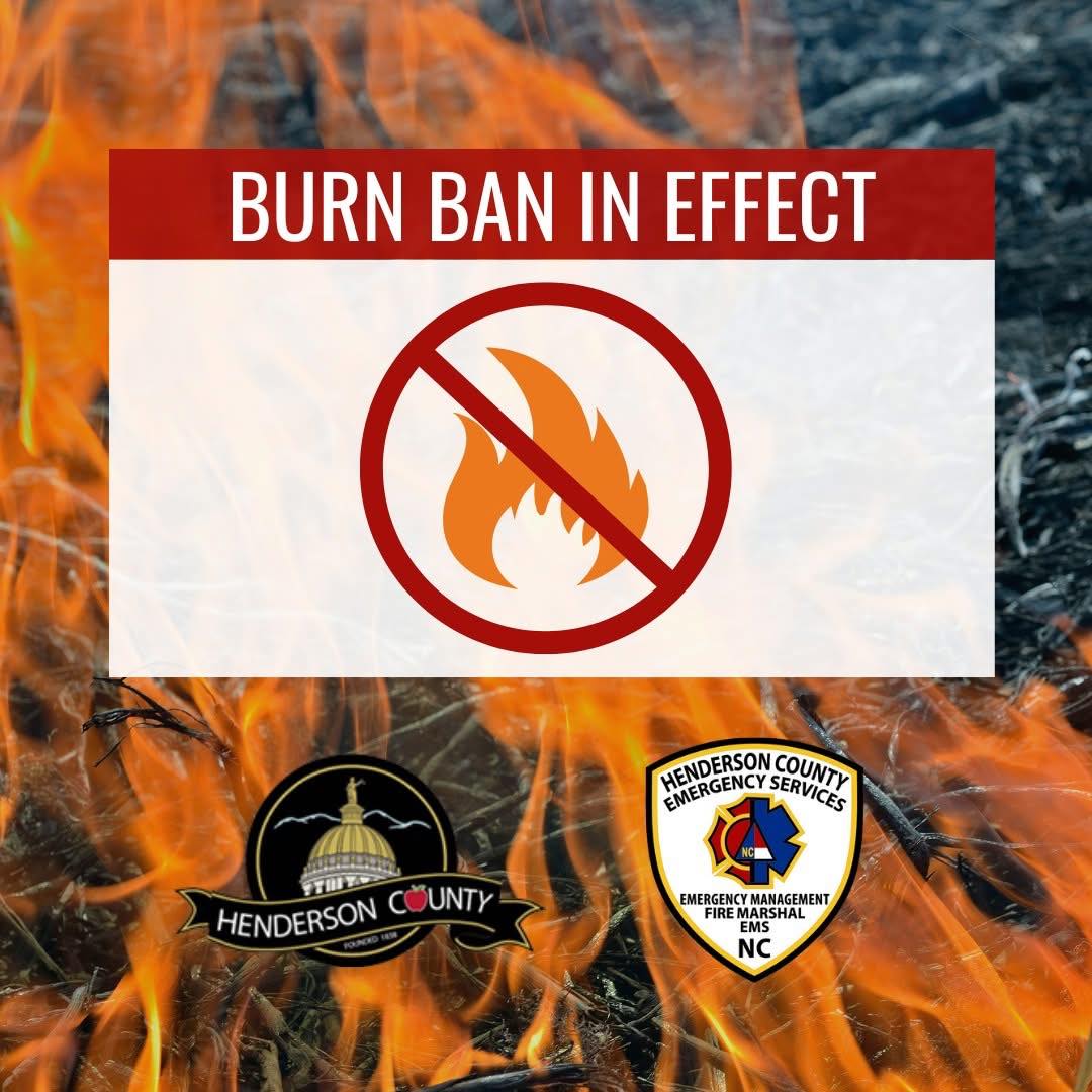 Burn Ban Issued in Henderson County &amp; NC ocv.im/GEX7n12