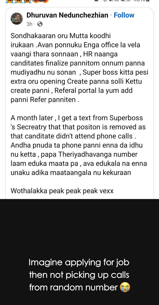 santhoshsivan_'s tweet photo. 😭😭🤣🤣 https://t.co/cUvjKFvtoO
