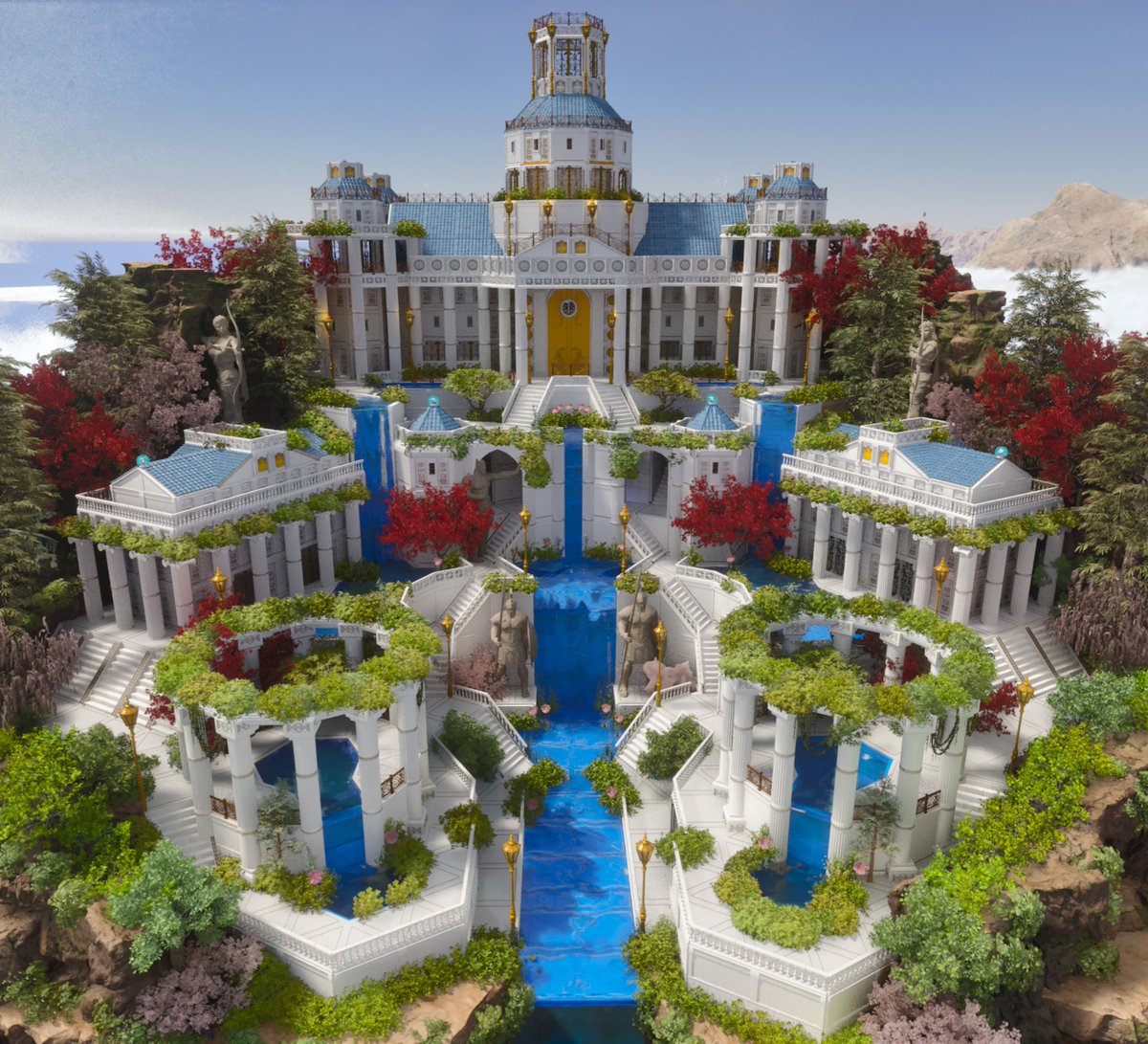 Nekatus's tweet image. This is one of the sickest builds I've ver seen in ARK ⭐️🤩

By Brini2715 
@survivetheark @Nitrado_EN #playARK #ARKSurvivalAscended